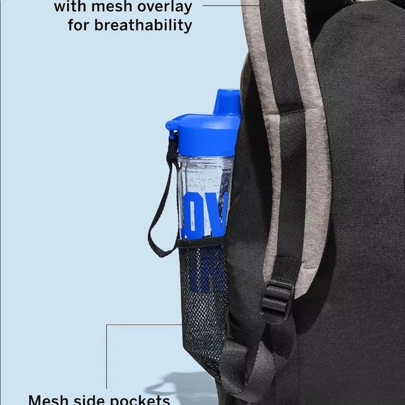 PINK Gold Logo Shine Campus Backpack NWT - Picture 4 of 4